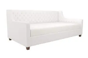 DHP Diamond Tufted Faux Leather Daybed