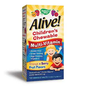Nature's Way Alive!® Children's Premium Chewable Multivitamin