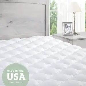 Exceptional Sheets Pillowtop Mattress Pad with Fitted Skirt
