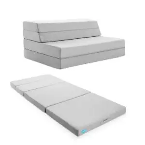 Lucid Folding Mattress and Sofa with Removable Fabric Cover