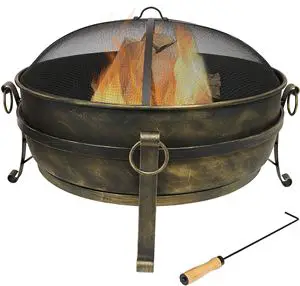 Sunnydaze Cauldron Outdoor Fire Pit