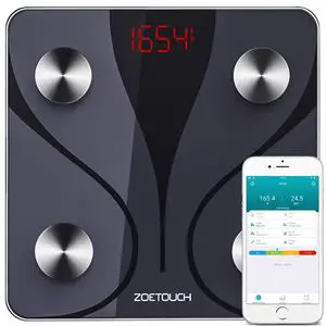 ZOETOUCH Bluetooth Body Fat Smart Scale