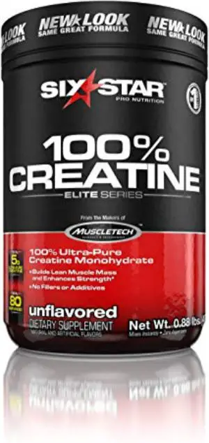 Six Star Elite Series 100% Micronized Creatine Monohydrate Powder