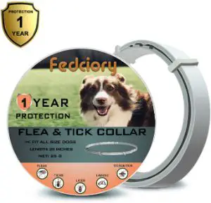 Fedciory Flea and Tick Prevention Collar for Dogs